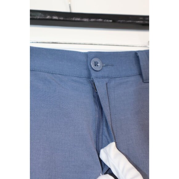 Travis Mathew Mens Blue Shorts 32 Polyester Cotton Spandex Blend Preppy Casual - Picture 10 of 11